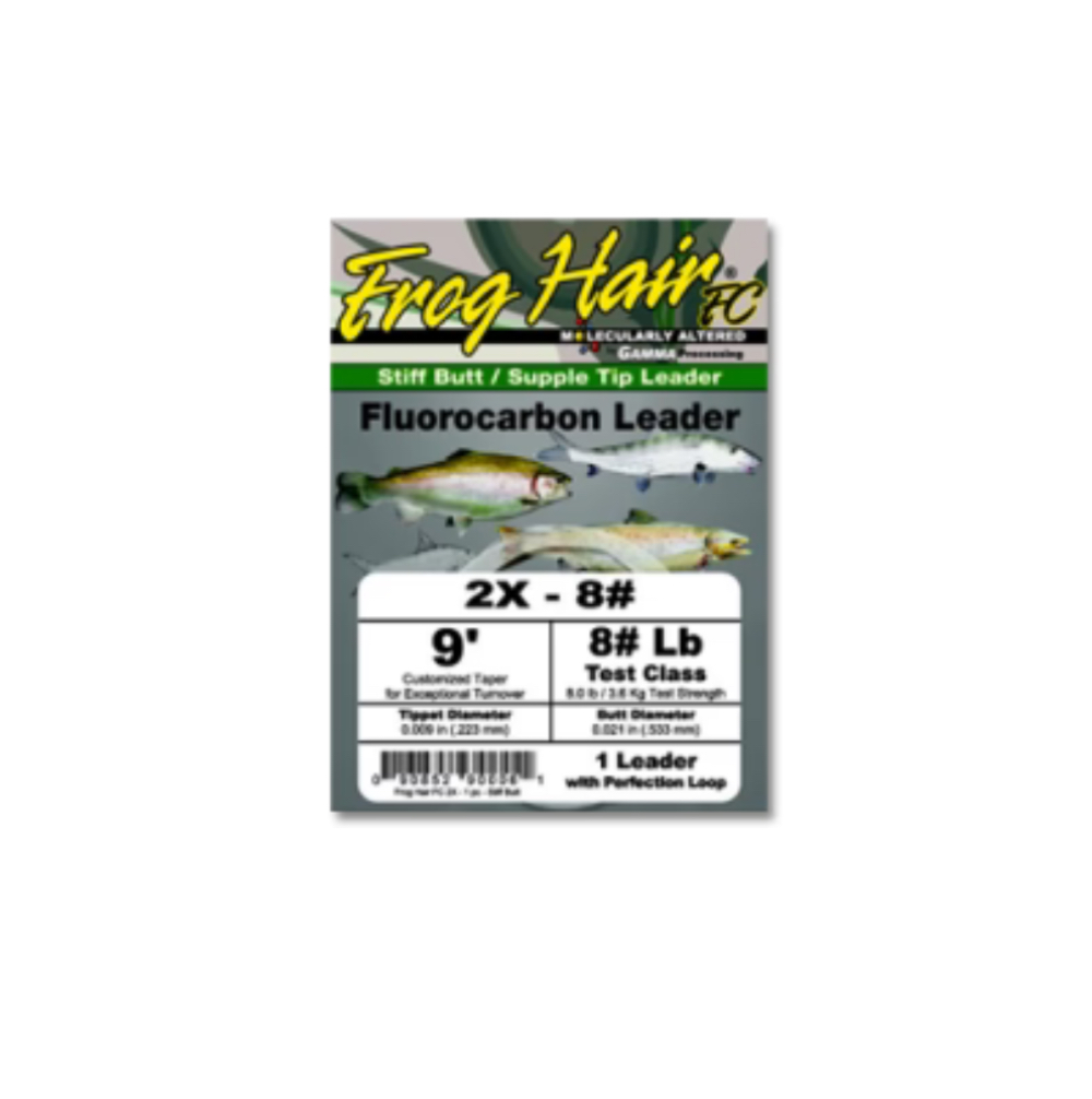 Frog Hair Fluorocarbon Leader - 9' 1X 10lb
